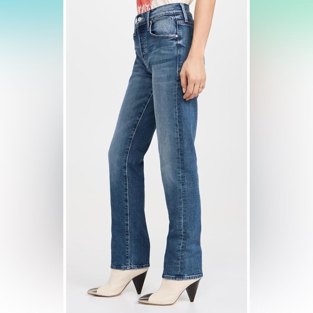 NWT MOTHER Women's The Hiker Skimp Mid Rise Jeans Size 23 - Picture 1 of 14